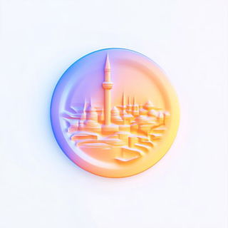 Cloudstrike Portraiture style, Midjourney V6.1: bold minimalist logo design for Istanbul city municipal services