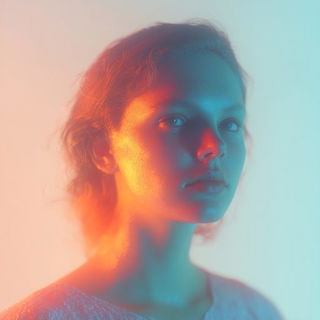 Cloudstrike Portraiture style, Midjourney V6.1: photographic portrait of female protagonist