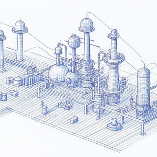 Flamemist style, Midjourney V6.1: technical infrastructure blueprint schematics