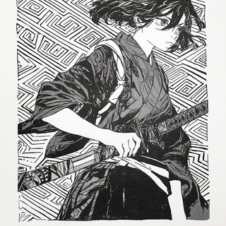 Kaleidocandy style, Midjourney V6.1: black-and-white manga comic strip