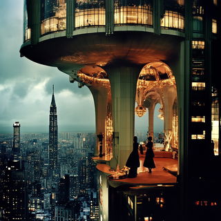 Slagpetal style, Midjourney V6.1: megacity with futuristic bioarchitecture