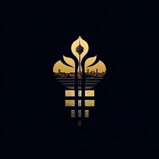 Slagpetal style, Midjourney V6.1: bold minimalist logo design for Istanbul city municipal services