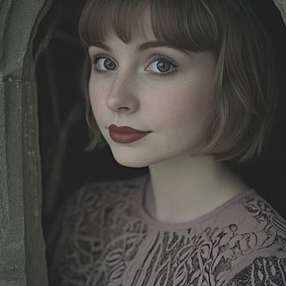 Fossil Circuitry style, Midjourney V6.1: photographic portrait of female protagonist