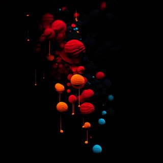 Screenweave Antiqua style, Midjourney V6.1: abstract 3D render