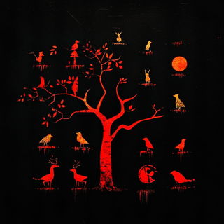 Screenweave Antiqua style, Midjourney V6.1: traditional folk art