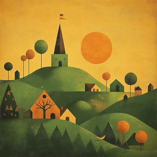 Mossmother Folklore style, Midjourney V6.1: traditional folk art