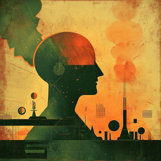 Mossmother Folklore style, Midjourney V6.1: editorial illustration for popular scientific magazine cover