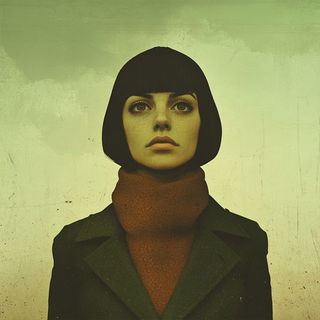 Mossmother Folklore style, Midjourney V6.1: photographic portrait of female protagonist