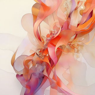 Orbitloom style, Midjourney V6.1: abstract 3D render