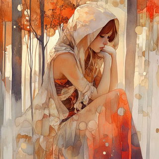 Orbitloom style, Midjourney V6.1: retro fairy-tale illustration