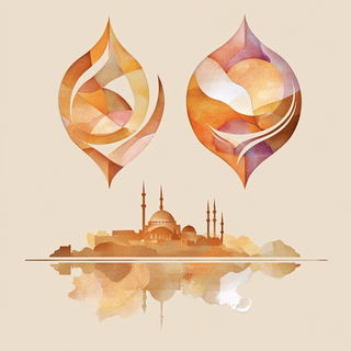 Orbitloom style, Midjourney V6.1: bold minimalist logo design for Istanbul city municipal services