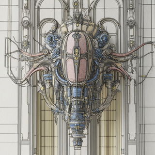 Colossocloud style, Midjourney V6.1: abstract 3D render