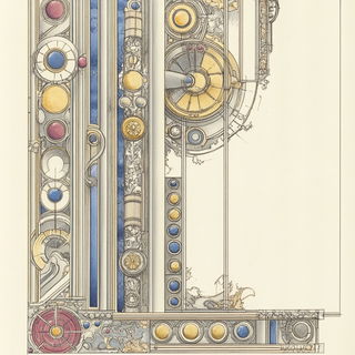 Colossocloud style, Midjourney V6.1: creative pattern composition
