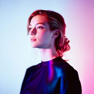 Riverlight Almanac style, Midjourney V6.1: photographic portrait of female protagonist