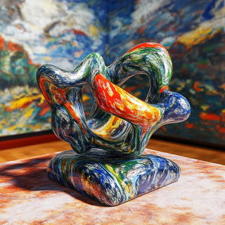 Jewelleaf Mosaic style, Midjourney V6.1: abstract 3D render