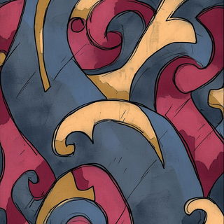 Mythopilgrimage style, Midjourney V6.1: creative pattern composition