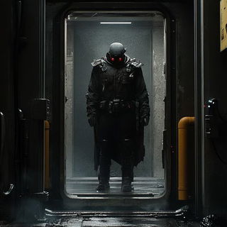 Gearwash style, Midjourney V6.1: cinematic shot from sci-fi movie
