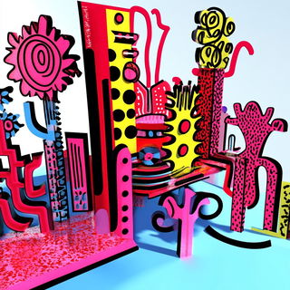 Stratofilm style, Midjourney V6.1: abstract 3D render