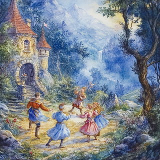 Cloudleaf Chartwork style, Midjourney V6.1: classical 18th-century oil painting