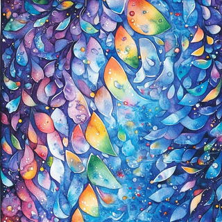 Cloudleaf Chartwork style, Midjourney V6.1: creative pattern composition