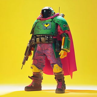 Blueware Manuscriptism style, Midjourney V6.1: concept art character design of retropunk steam knight