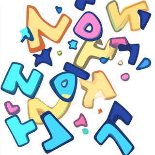 Mosaicflare style, Midjourney V6.1: typographic composition with large letters