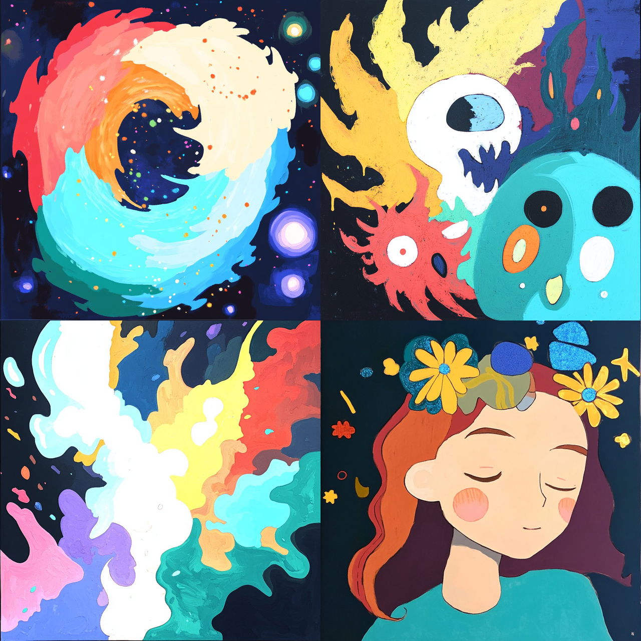 Mosaicflare style, Midjourney V6.1, render 1 of 4