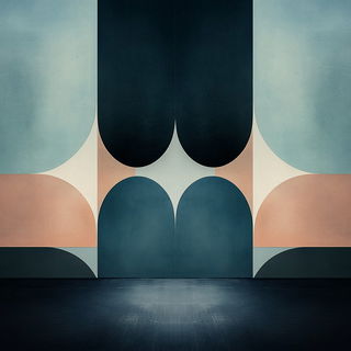 Mintwater Imposition style, Midjourney V6.1: creative pattern composition
