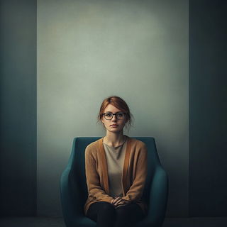 Mintwater Imposition style, Midjourney V6.1: photographic portrait of female protagonist