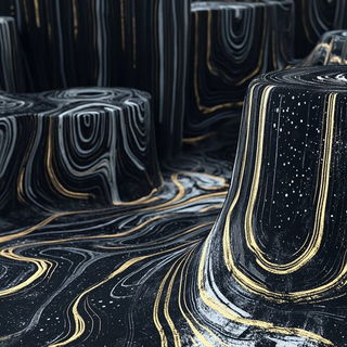 Whaleover Brick style, Midjourney V6.1: abstract 3D render