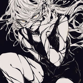 Whaleover Brick style, Midjourney V6.1: black-and-white manga comic strip
