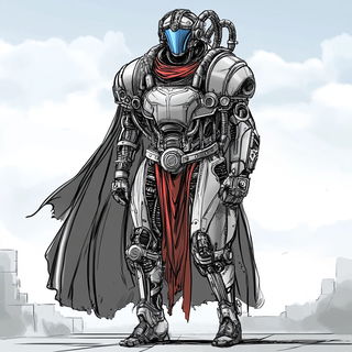 Abyssal Fossilism style, Midjourney V6.1: concept art character design of retropunk steam knight