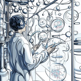Abyssal Fossilism style, Midjourney V6.1: editorial illustration for popular scientific magazine cover