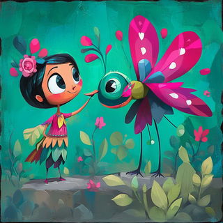 Palafitte Chromapop style, Midjourney V6.1: traditional folk art