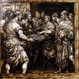 Ruinbillboardism style, Midjourney V6.1: classical 18th-century oil painting