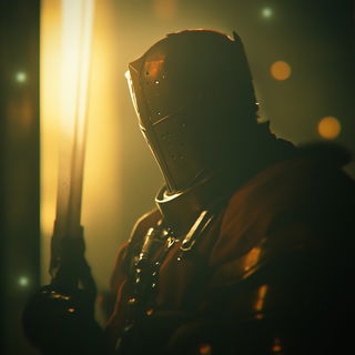 Marblenox style, Midjourney V6.1: concept art character design of retropunk steam knight