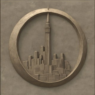 Scriptorium Aperture style, Midjourney V6.1: bold minimalist logo design for Istanbul city municipal services