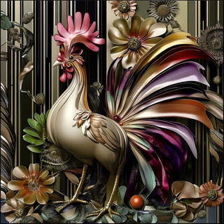 Dockside Reductionism style, Midjourney V6.1: traditional folk art