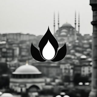 Paperhalo style, Midjourney V6.1: bold minimalist logo design for Istanbul city municipal services