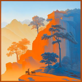 Caffenol Domesticism style, Midjourney V6.1: classical 18th-century oil painting