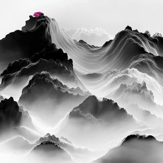 Scarpstory style, Midjourney V6.1: abstract 3D render