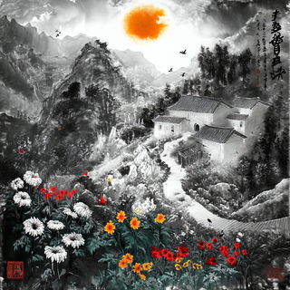 Scarpstory style, Midjourney V6.1: traditional folk art