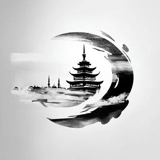 Scarpstory style, Midjourney V6.1: bold minimalist logo design for Istanbul city municipal services