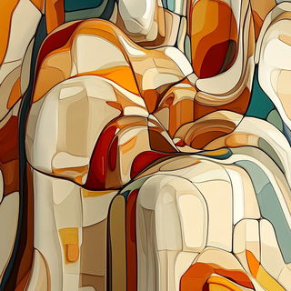 Basalt Retina style, Midjourney V6.1: abstract 3D render