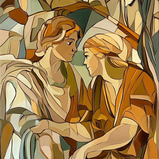 Basalt Retina style, Midjourney V6.1: classical 18th-century oil painting