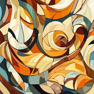 Basalt Retina style, Midjourney V6.1: creative pattern composition