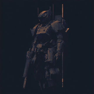 Siltbacklit style, Midjourney V6.1: concept art character design of retropunk steam knight