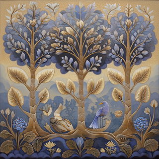 Nebula Hatchery style, Midjourney V6.1: traditional folk art