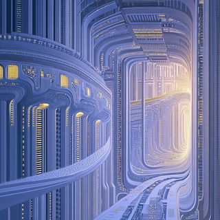 Nebula Hatchery style, Midjourney V6.1: technical infrastructure blueprint schematics
