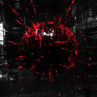 Blazoncrash style, Midjourney V6.1: abstract 3D render